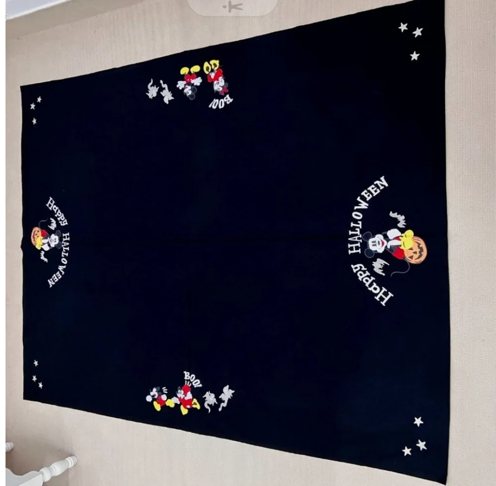 New Mickey Mouse Halloween Tablecloth Holiday Party Table Decoration Disney